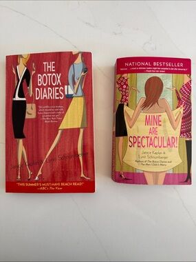 The Botox Diaries & Mine Are Spectacular! - Red and Pink Paperback Set